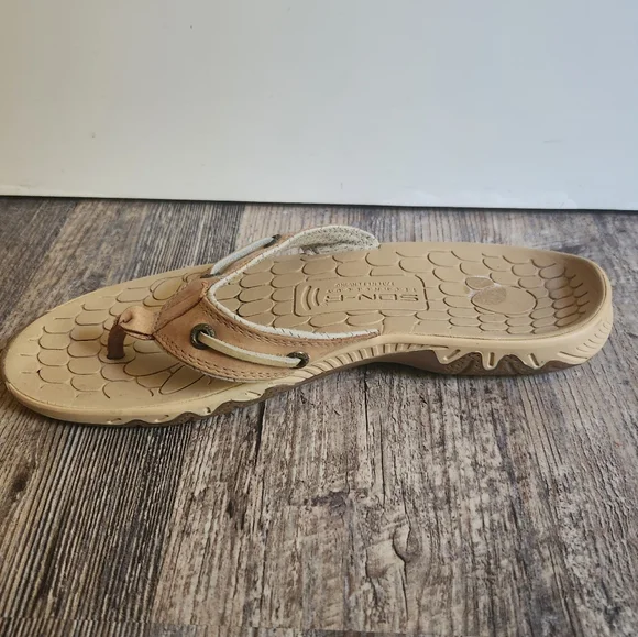Women’s Sperry Top-Sider SON-R Pulse Thong Beige Sandals Womens Size 9 - Picture 6 of 10